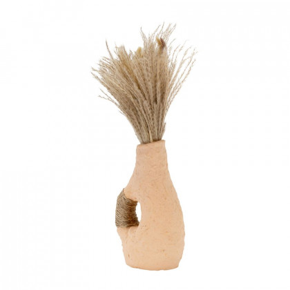 Sagebrook - 11" Terracotta Single Handle With Twine Vase