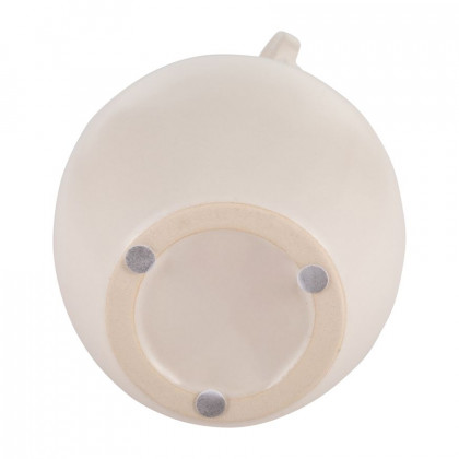 Sagebrook 9" Ceramic Eared Vase - Cotton