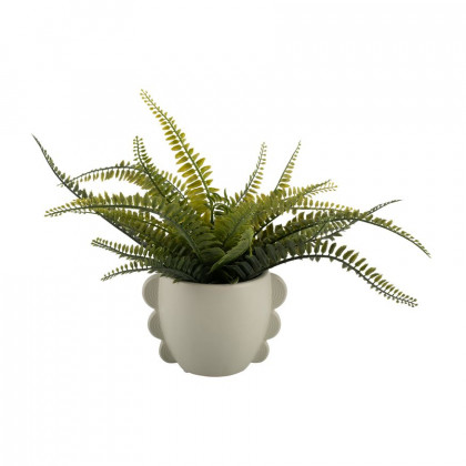 Sagebrook 5" Ceramic Eared Vase - Cucumber