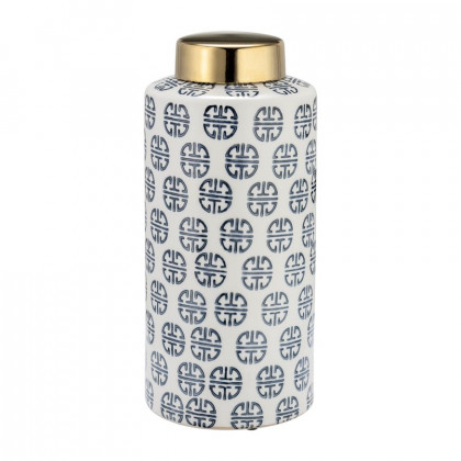 Sagebrook - 13" Ceramic Modern Ginger Jar