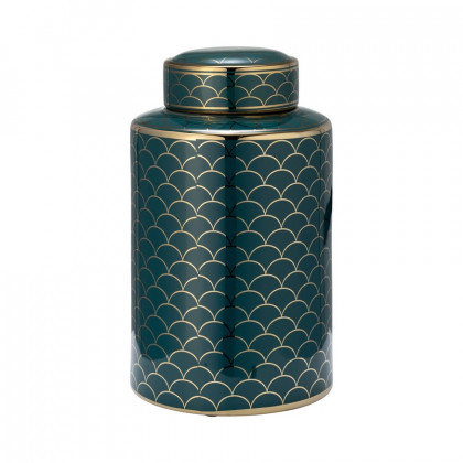 Sagebrook - 13" Ceramic Modern Ginger Jar