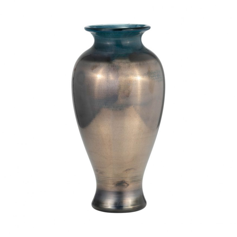 Sagebrook 12" Glass Olpe Vase - Teal