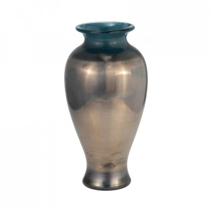 Sagebrook 12" Glass Olpe Vase - Teal