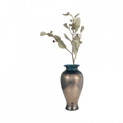Sagebrook 12" Glass Olpe Vase - Teal