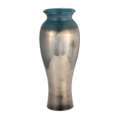 Sagebrook 16" Glass Olpe Vase - Teal