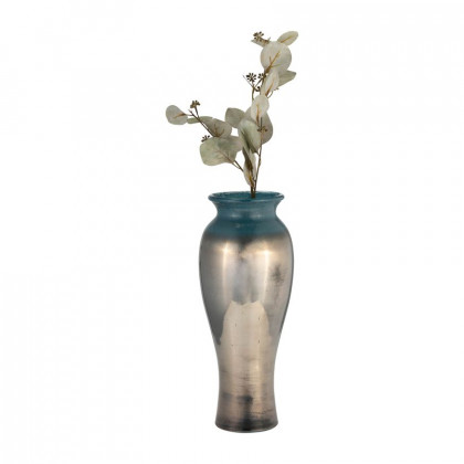 Sagebrook 16" Glass Olpe Vase - Teal