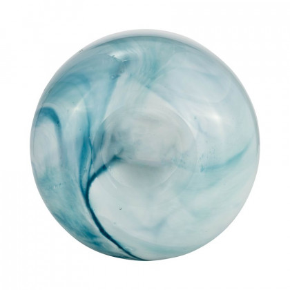 Sagebrook - 12" Glass Bottle Vase in Teal