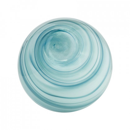 Sagebrook 10" Glass 2-tone Vase - Blue/White