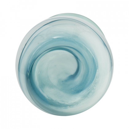 Sagebrook 11" Glass 2-tone Vase - Blue/White
