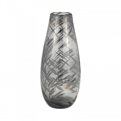 Sagebrook - 8" Glass Pinched Vase