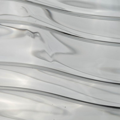 Sagebrook 8" Glass Pinched Vase - Smoke