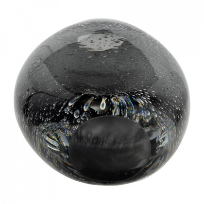 Sagebrook - 9" Glass Ellipse Vase in Smoke