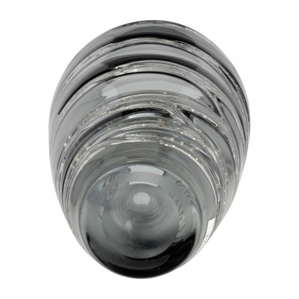 Sagebrook - 13" Glass Veined Vase in Smoke
