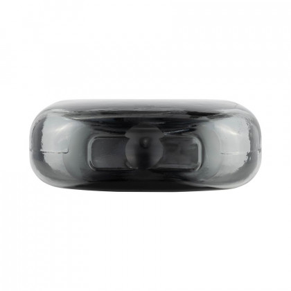 Sagebrook - 12" Glass 2-tone Vase in Smoke/Black
