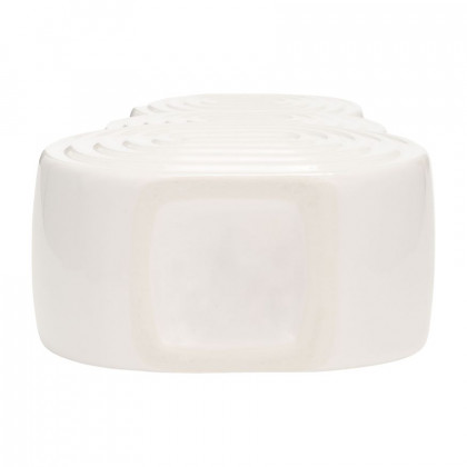 Sagebrook 12" Ceramic Stacked Circles Vase - White