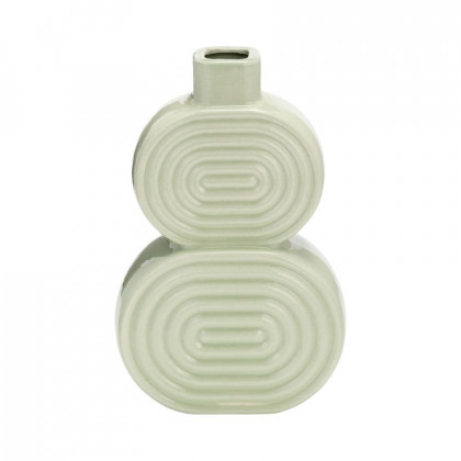 Sagebrook - 10" Ceramic Stacked Circles Vase