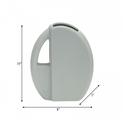 Sagebrook 10" Ceramic Watering Can - Glacier