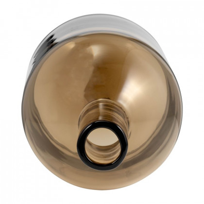 Sagebrook 17" Glass Bottle With Stopper - Taupe