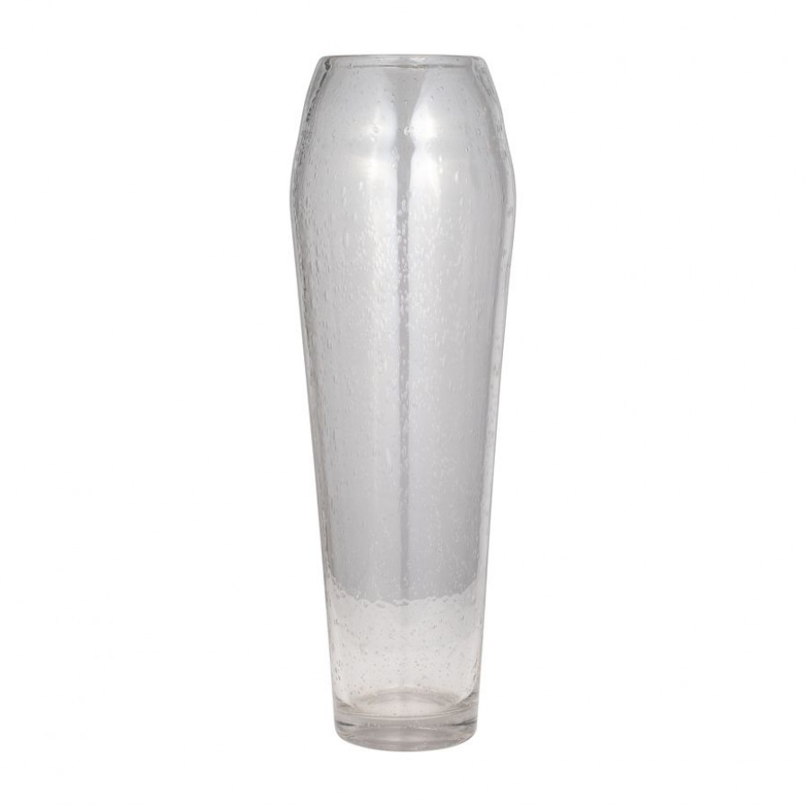 Sagebrook 23" Glass Floor Vase Bubble - Clear
