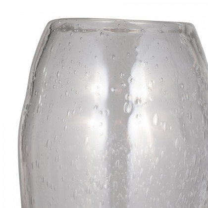 Sagebrook 23" Glass Floor Vase Bubble - Clear