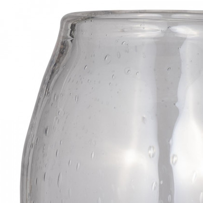 Sagebrook 29" Glass Floor Vase Bubble - Clear