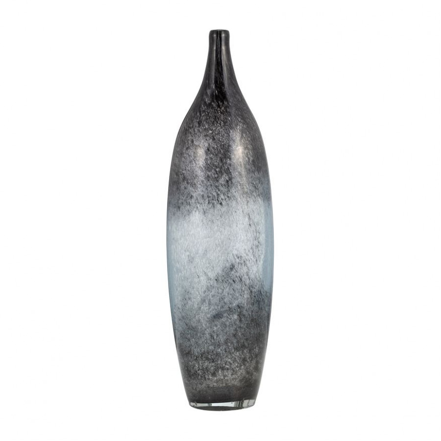 Sagebrook 18" Glass Vase - Blue Ombre