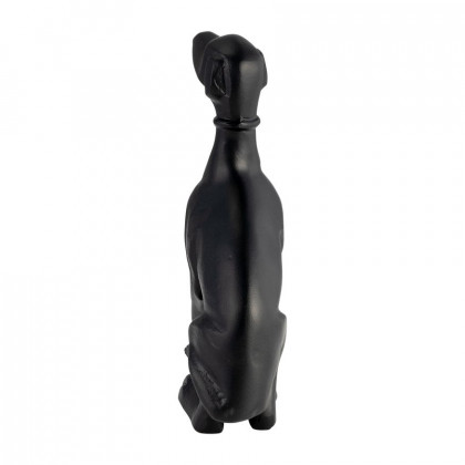 Sagebrook 8" Metal Dog Sitting - Black