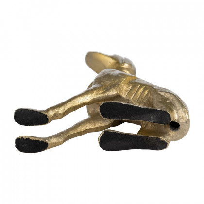 Sagebrook 8" Metal Dog Sitting - Gold