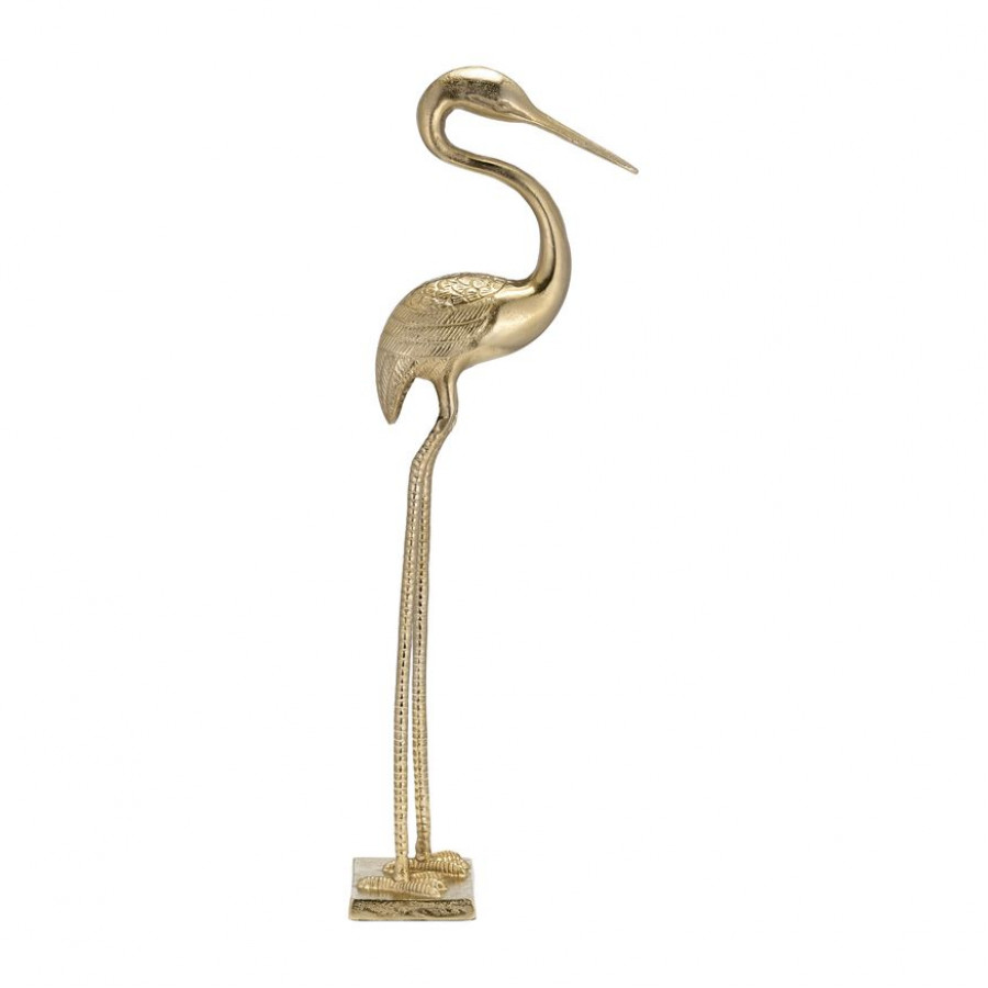 Sagebrook - 32" Metal Casted Heron in Gold