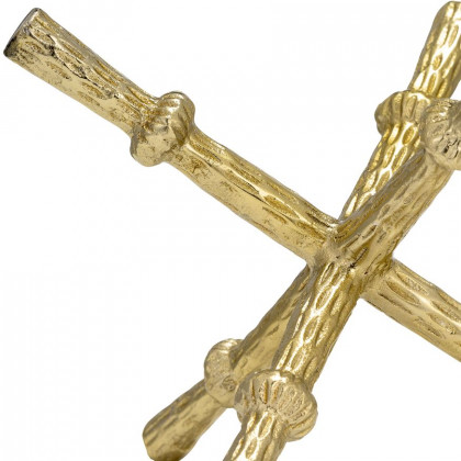Sagebrook - 10" Metal Jack Orb in Gold