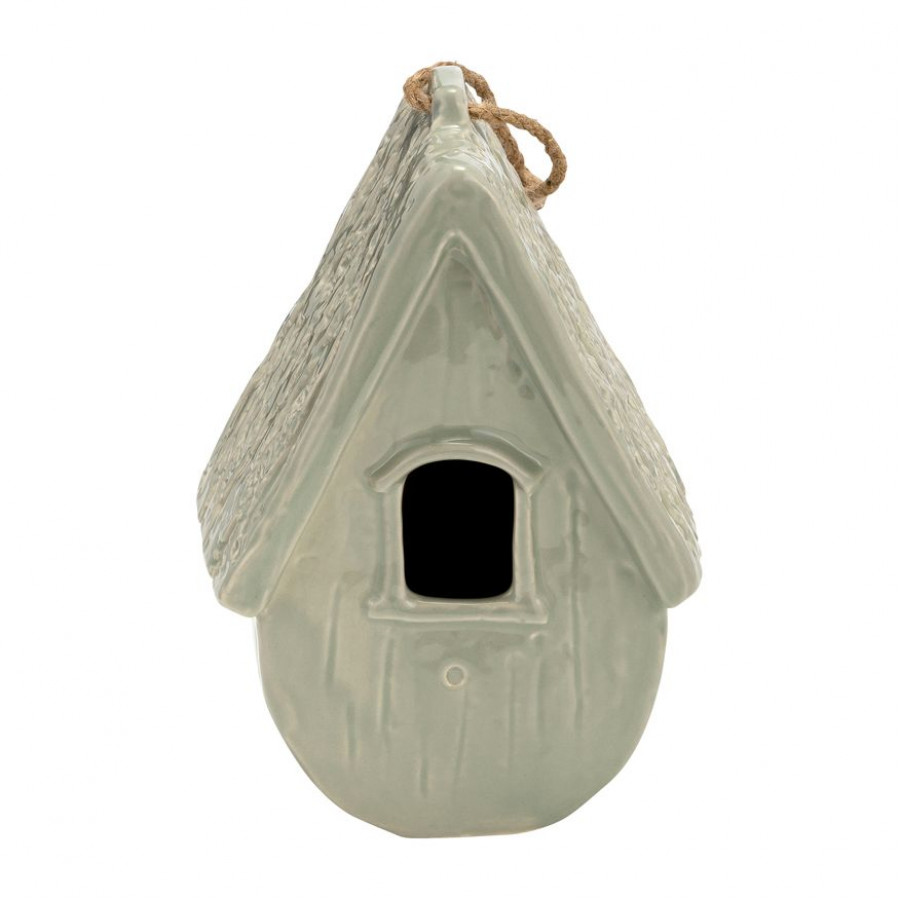 Sagebrook - Ceramic Decorative Light Green Old Bird House