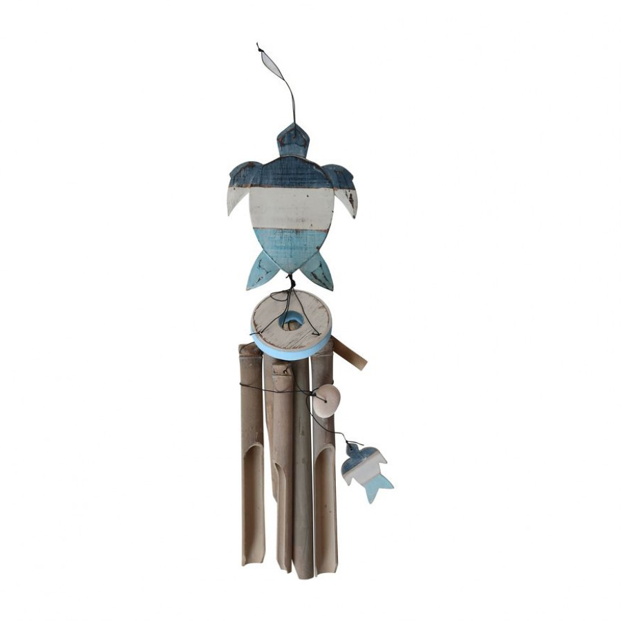 Sagebrook - 26" Wood Fish Windchime