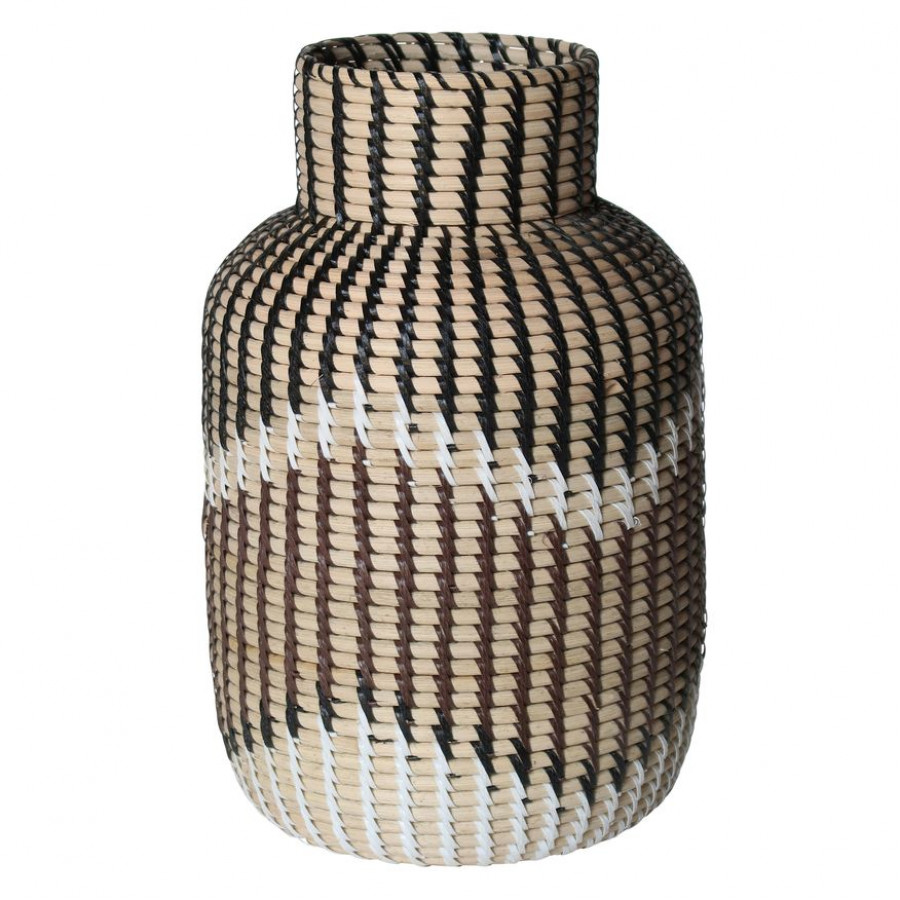 Sagebrook - 13" Rattan Woven Vase in Multi