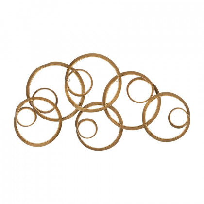 Sagebrook - Metal Loopy Wall Decor in Gold