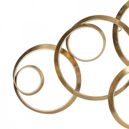 Sagebrook - Metal Loopy Wall Decor in Gold