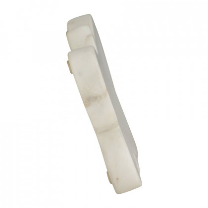 Sagebrook - 7"x5" Marble Butterfly Trinket Tray in White