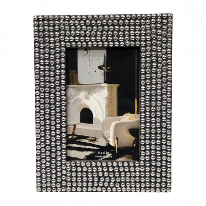 Sagebrook - 4"x6" Resin Studded Photo Frame