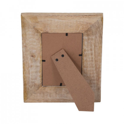 Sagebrook 4"x6" Wood Art Decor Photo Frame - Natural/White