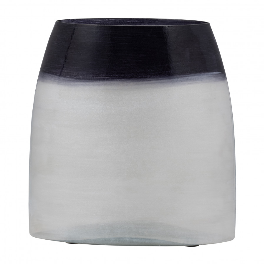 Sagebrook 11" Glass Ombre Vase - Blue/White