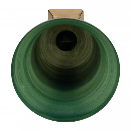 Sagebrook 19" Glass 5th Ave Vase On Stand - Green/Gold