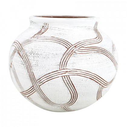 Sagebrook - 7" Ceramic Round Global Vase