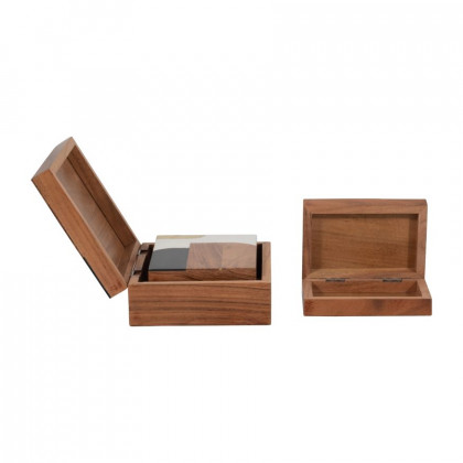 Sagebrook - 6"/7"/9" Resin Mid-century Boxes (Set Of 3) in Multi
