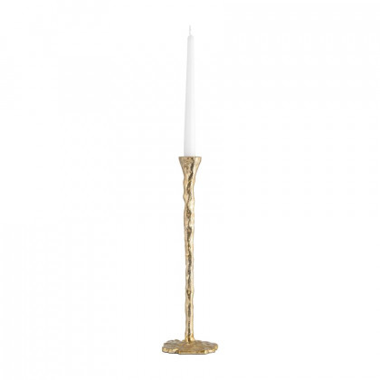 Sagebrook 11" Metal Forged Taper Candle Holder - Gold