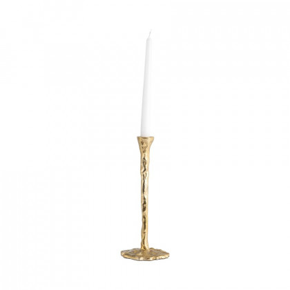 Sagebrook 15" Metal Forged Taper Candle Holder - Gold