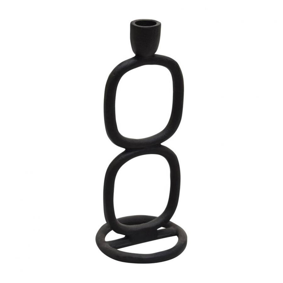 Sagebrook - 10" Metal Double Stack Taper Candle Holder