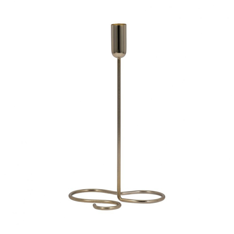Sagebrook - 11" Metal Squiggly Base Taper Candle Holder