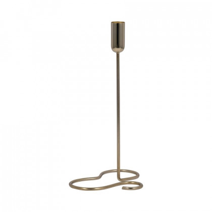 Sagebrook - 11" Metal Squiggly Base Taper Candle Holder
