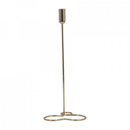 Sagebrook 16" Metal Squiggly Base Taper Candle Holder - Gold