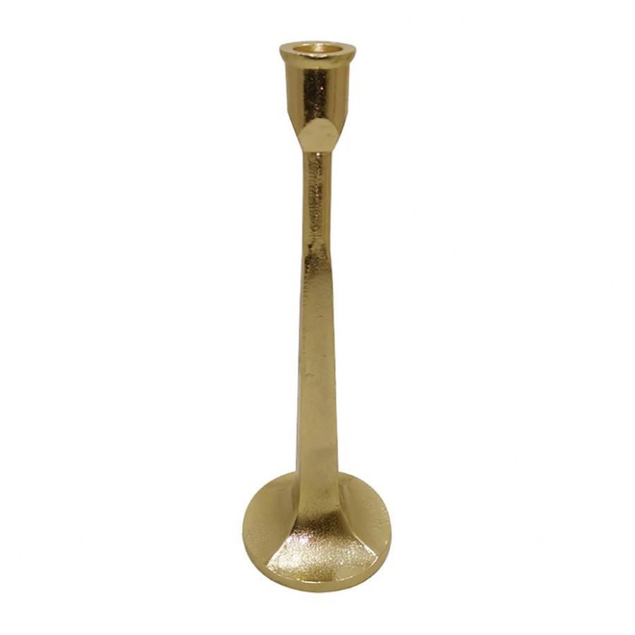 Sagebrook - 12" Metal Squared Off Taper Candle Holder