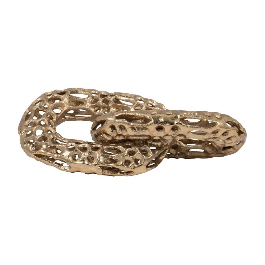 Sagebrook - 12" Metal 2-Linked Chains in Gold